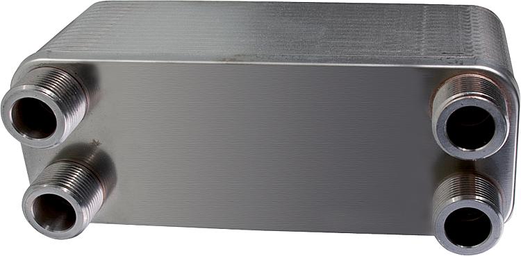 Plattenwärmetauscher ZB70/180 4xDN50(2")AG Plattenwärmetauscher ZB70/180 4xDN50(2")AG