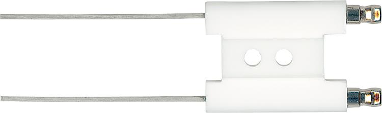 Doppelzündelektrode für Thyssen T1, T4,TB1, T16 Anschluss 6,3 mm Doppelzündelektrode für Thyssen T1, T4,TB1, T16 Anschluss 6,3 mm