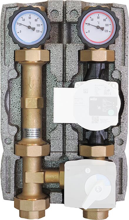 Heizkreisset Easyflow DN32 (11/4") mit Dreiwegemischer, ohne Pumpe, ohne Mischer Heizkreisset Easyflow DN32 (11/4") mit Dreiwegemischer, ohne Pumpe, ohne Mischer