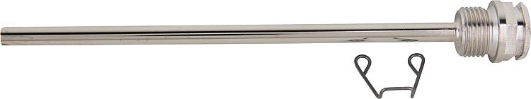 Schutzrohr für 1 Fühler EL: 200 mm Messing Schutzrohr für 1 Fühler EL: 200 mm Messing