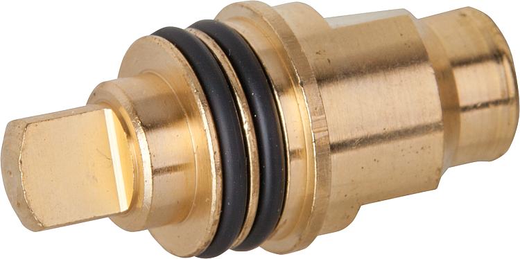 Spindel für Kugelhahn DN20/25 mit O-Ringen Spindel für Kugelhahn DN20/25 mit O-Ringen