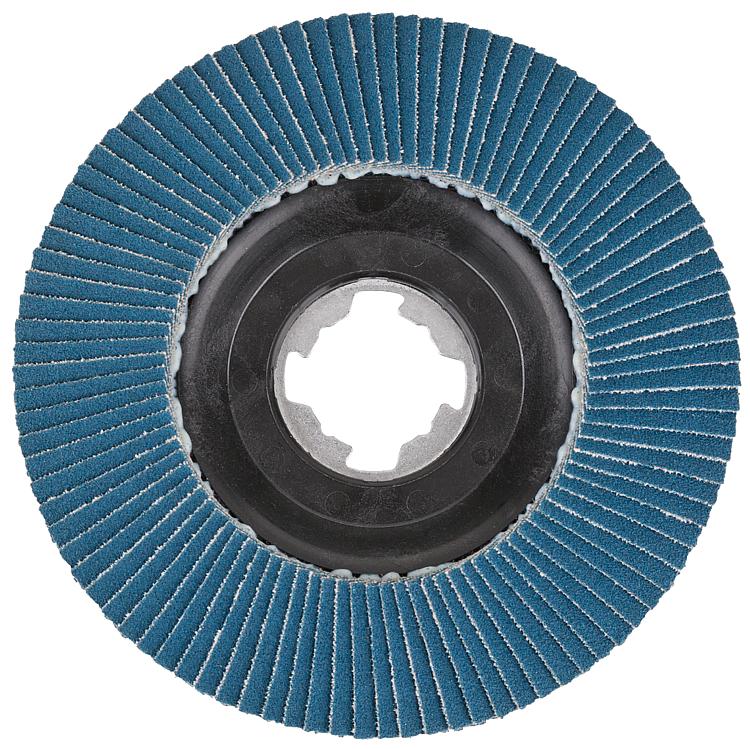 Lamellenschleifteller BOSCH gekröpft mit X-Lock Aufnahme Ø 115mm K120