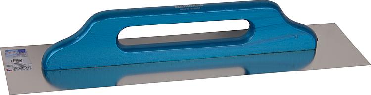 Schweizer Glättekelle HAROMAC 500x130mm Stahl, gehärtet blaues Heft Schweizer Glättekelle HAROMAC 500x130mm Stahl, gehärtet blaues Heft