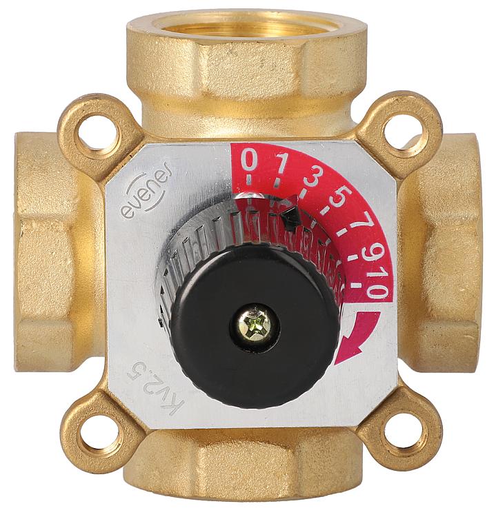 4-Wege Mischer Easyflow, Typ 4I DN15 (1/2") IG, Kvs 2,8 4-Wege Mischer Easyflow, Typ 4I DN15 (1/2") IG, Kvs 2,8