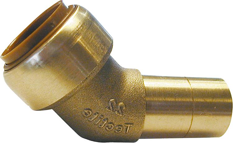 Steckfitting Bogen 45° i/a D: 54 mm Steckfitting Bogen 45° i/a D: 54 mm