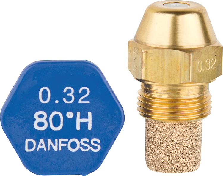 Danfoss Öldüse 0,32 Gph 80° H mit V Kennzeichnung für Viessmann Danfoss Öldüse 0,32 Gph 80° H mit V Kennzeichnung für Viessmann