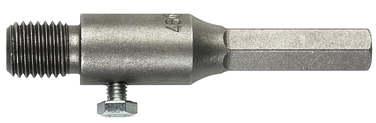 Aufnahmeschaft HELLER® M16 Aussengewinde mit Sechskant Aufnahme Länge 100 mm Aufnahmeschaft HELLER® M16 Aussengewinde mit Sechskant Aufnahme Länge 100 mm