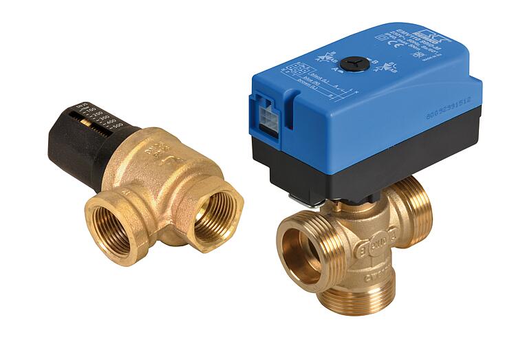 Umschaltset BVT, DN32 (11/4"), inkl. Überströmventil DN25 Umschaltset BVT, DN32 (11/4"), inkl. Überströmventil DN25
