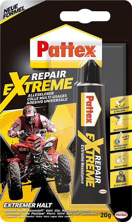 Reparaturkleber PATTEX Repair Extreme Gel 20g Blisterkarte Reparaturkleber PATTEX Repair Extreme Gel 20g Blisterkarte