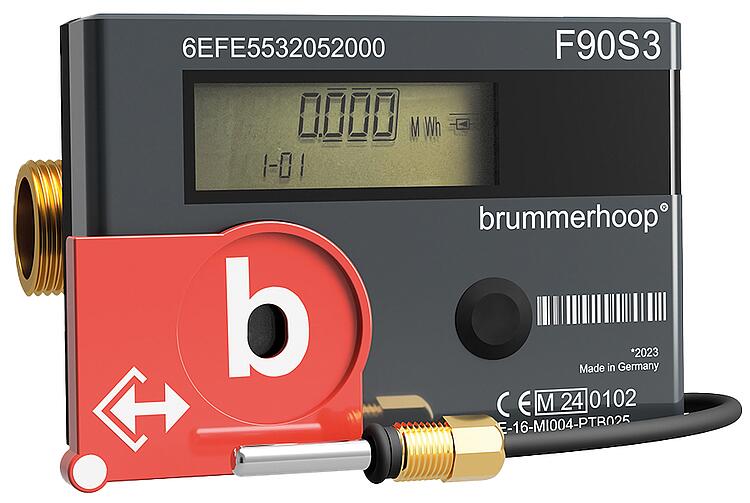 Kompaktwärmezähler F90S3 DN 15 (3/4") AG, Einbaulänge 110mm Durchfluss 0,6m /h Kompaktwärmezähler F90S3 DN 15 (3/4") AG, Einbaulänge 110mm Durchfluss 0,6m /h
