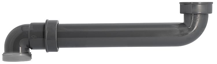 Raumsparablaufbogen DN 40 1 1/2" aus Rezyklat