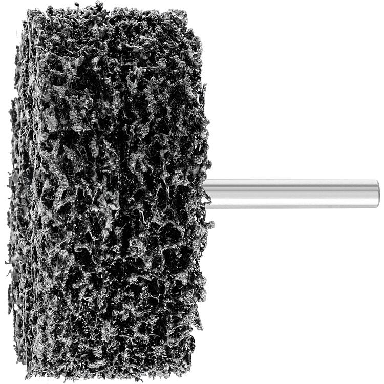 Vliesschleifstift Pferd PCLZY, Ø 75x26 mm, Schaft-Ø 6 mm, grob Vliesschleifstift Pferd PCLZY, Ø 75x26 mm, Schaft-Ø 6 mm, grob