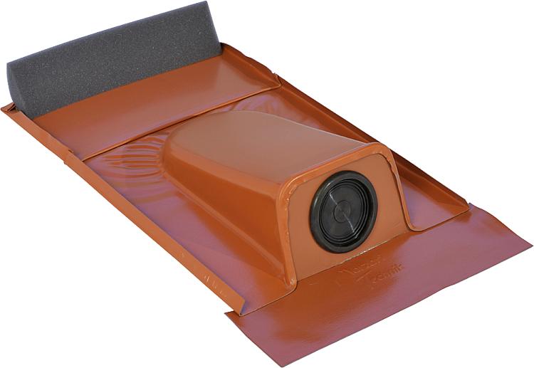 Solar-Rohrdurchführung Typ Ton Bleiplatte mit EPDM Tülle,   20-65mm,Farbe: Rot,V