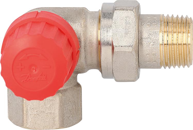 Thermostatventil Danfoss RA-N10, Winkeleck links DN10 (3/8") Thermostatventil Danfoss RA-N10, Winkeleck links DN10 (3/8")