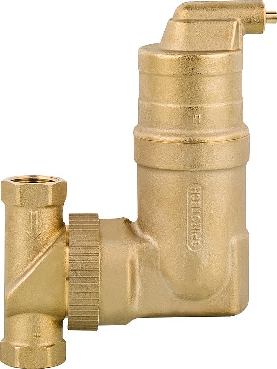 Mikroblasen-Luftabscheider Spirovent RV2, 28mm Klemmanschluss, universal Mikroblasen-Luftabscheider Spirovent RV2, 28mm Klemmanschluss, universal