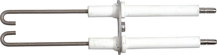 Doppelzündelektrode für Buderus Raketenbrenner BE/BE-A 43-55 kW / Typ 4 L50 / 63 Doppelzündelektrode für Buderus Raketenbrenner BE/BE-A 43-55 kW / Typ 4 L50 / 63