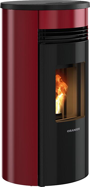 Pelletofen Oranier Sando 50 Bordeauxrot
