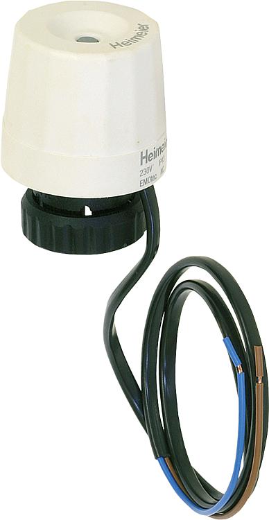 Heimeier EMOtec thermischer Stellantrieb 230 V AC/DC stromlos geschlossen Heimeier EMOtec thermischer Stellantrieb 230 V AC/DC stromlos geschlossen