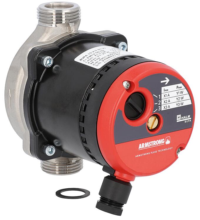 Umwälzpumpe Halm BUPA(N) 15-2.5 N 130, Baulänge 130mm, 230V, 3-stufig Umwälzpumpe Halm BUPA(N) 15-2.5 N 130, Baulänge 130mm, 230V, 3-stufig