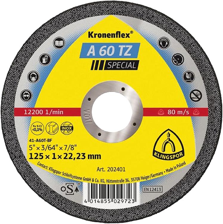 Trennscheibe KLINGSPOR 115x1,0x22,23mm Trennscheibe KLINGSPOR 115x1,0x22,23mm