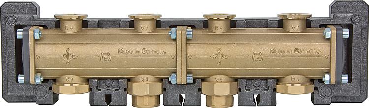 Modulverteiler 2-fach DN32 für 2-3 Heizgruppen DN32 (1 1/4") Modulverteiler 2-fach DN32 für 2-3 Heizgruppen DN32 (1 1/4")