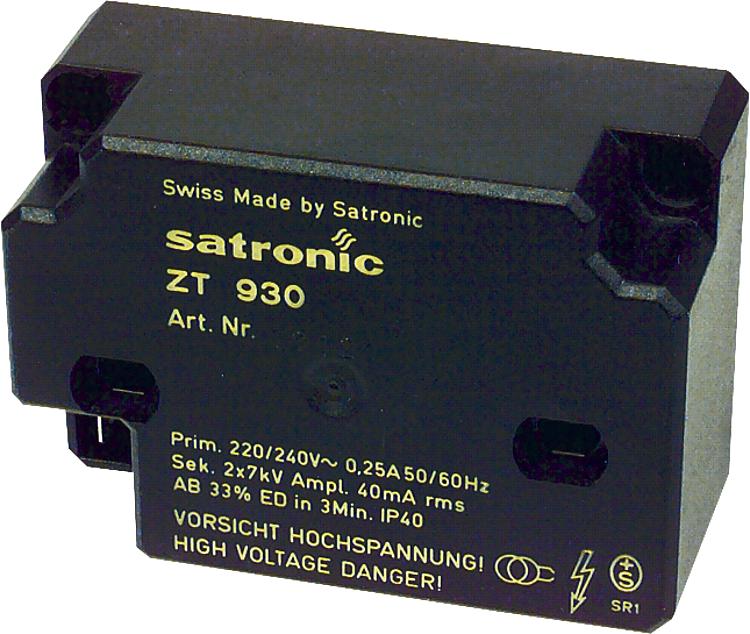 Hochfrequenzzündeinrichtung Satronic ZT930 sek. Anschluss 1 mm Nachfolgemodellfü
