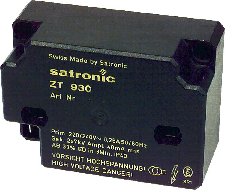 Hochfrequenzzündeinrichtung Satronic ZT930 sek. Anschluss 1 mm Nachfolgemodellfü Hochfrequenzzündeinrichtung Satronic ZT930 sek. Anschluss 1 mm Nachfolgemodellfü