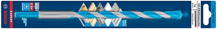 Mehrzweckbohrer BOSCH® EXPERT EXPERTMultiContruction  Ø 14,0 x 200/250 mm mit Zylinderschaft