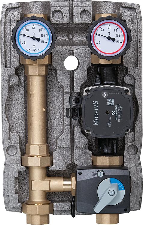 Heizkreisset Easyflow DN25 3-Wegemischer mit Stellmotor, Grundfos UPM3 Hybrid 25 Heizkreisset Easyflow DN25 3-Wegemischer mit Stellmotor, Grundfos UPM3 Hybrid 25