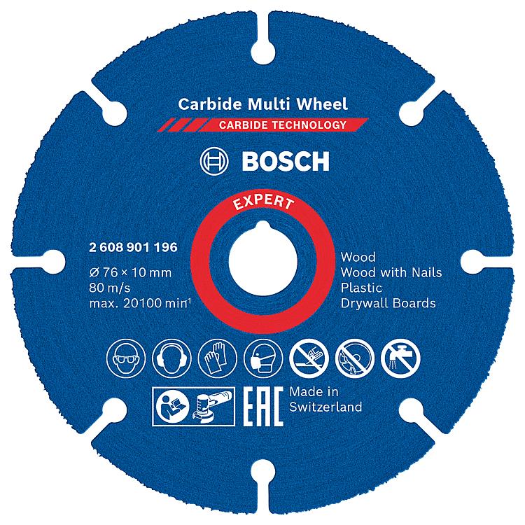 Trennscheibe BOSCH EXPERT Carbide Multiwheel Ø 76 x 1,0 mm Trennscheibe BOSCH EXPERT Carbide Multiwheel Ø 76 x 1,0 mm