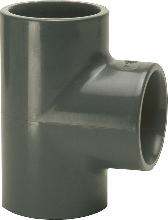 PVC-U - Klebefitting T-Stück, 32 mm, allseitig Klebemuffe PVC-U - Klebefitting T-Stück, 32 mm, allseitig Klebemuffe
