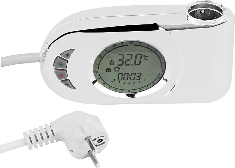 Raumtemperaturregler Musa Eco, 230V, max.2000W, Klasse 1, Farbe Weiss