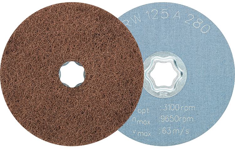 Vliesscheibe Pferd COMBICLICK, Ø 125 mm, Körnung A280 Vliesscheibe Pferd COMBICLICK, Ø 125 mm, Körnung A280