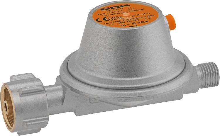 Regler 1,5 kg/h 50 mbar PN 16 KLF x G1/4 LH-KN SBV