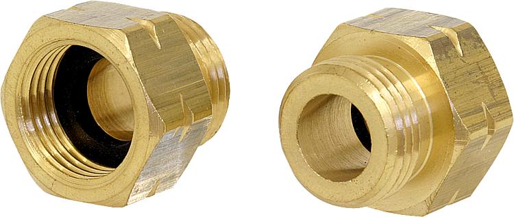 Übergang zum Anschluss von Großflaschen-Regler an 5/11 kg-Flasche