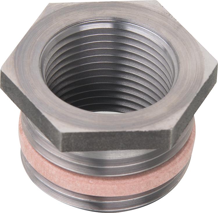 Reduzierstück DN25 (1") x DN20 (3/4"), mit PTFE-Dichtung