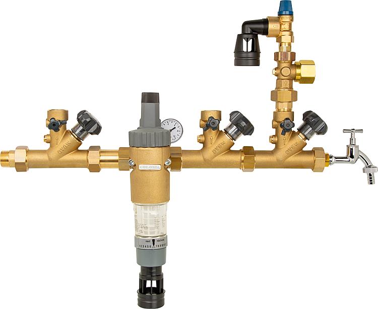 Hauswasserverteilsystem mit Rückspülfilter Colonia Hauswasserverteilsystem mit Rückspülfilter Colonia