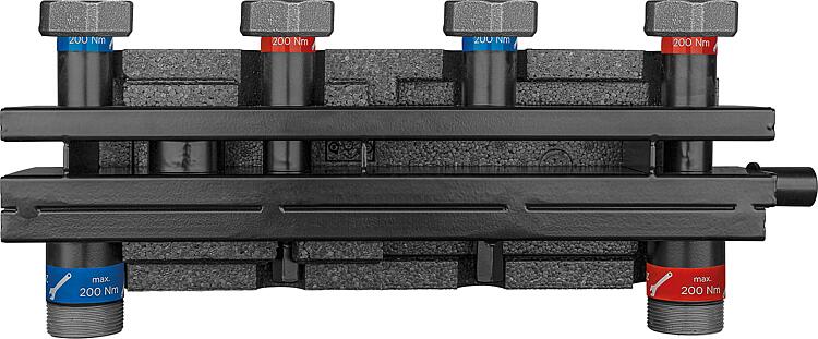 Kombiverteiler Evenes VTW3/2 ÜWM DN40 (11/2"), 3m³/h, 70kW, inkl. Halterung und Isolierung Kombiverteiler Evenes VTW3/2 ÜWM DN40 (11/2"), 3m³/h, 70kW, inkl. Halterung und Isolierung