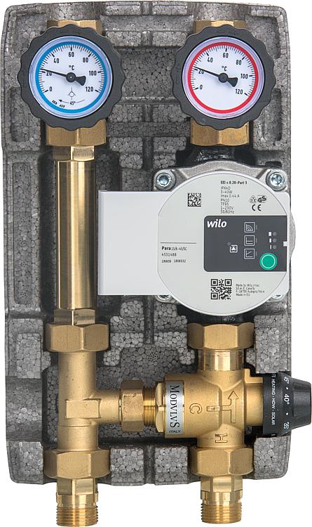Heizkreisset Easyflow DN20(3/4"),Festwertmischer 20-43 C, Wilo Para 15/6 SC Heizkreisset Easyflow DN20(3/4"),Festwertmischer 20-43 C, Wilo Para 15/6 SC