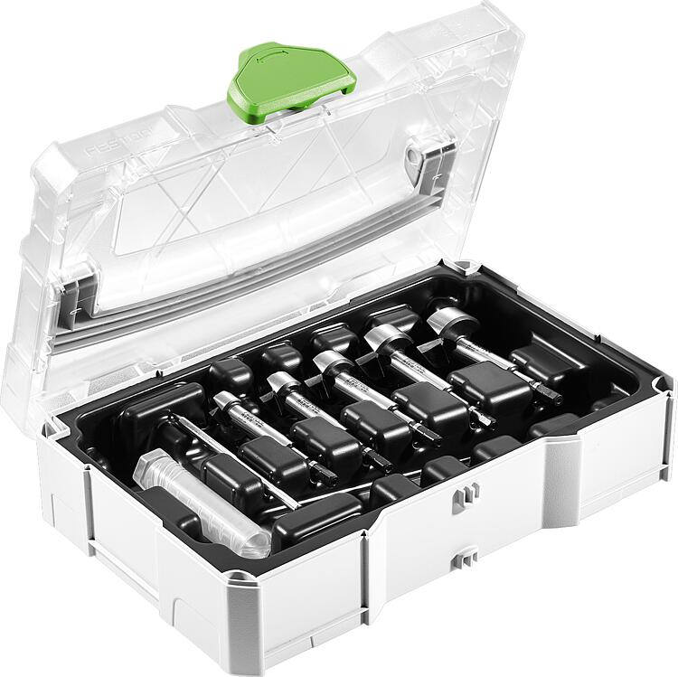 Forstnerbohrer-Set Festool 5-teilig, mit Centrotec-aufnahme Forstnerbohrer-Set Festool 5-teilig, mit Centrotec-aufnahme