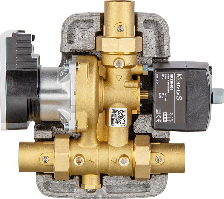 Festbrennstoffladeset Easyflow MCCS, DN25(1"), Stellmotor, Wilo Para 25/8 SC Festbrennstoffladeset Easyflow MCCS, DN25(1"), Stellmotor, Wilo Para 25/8 SC