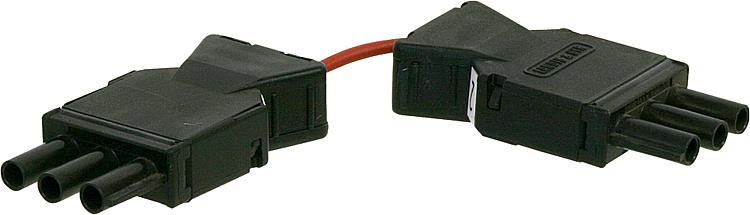 Zwischenstecker 3-polig 240 200 1202/2 z.B. für Weißhaupt Zwischenstecker 3-polig 240 200 1202/2 z.B. für Weißhaupt