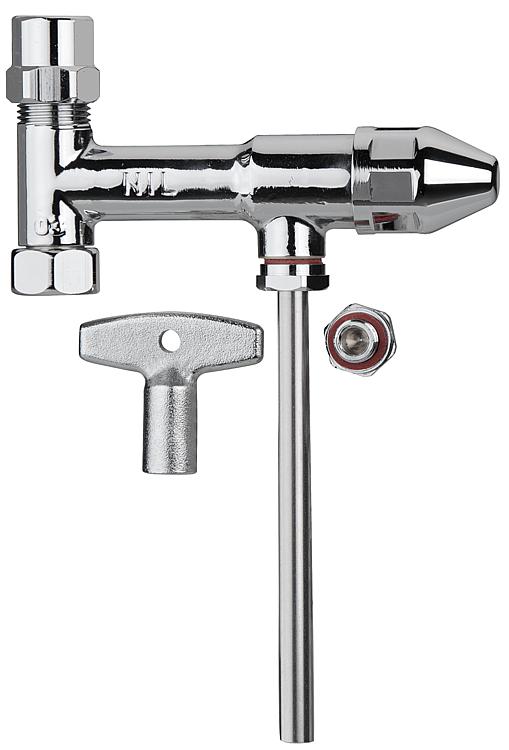 Probenahme-Aufsatzventil 3/8" für Montage auf Eck-oder Geräte- ventile Probenahme-Aufsatzventil 3/8" für Montage auf Eck-oder Geräte- ventile
