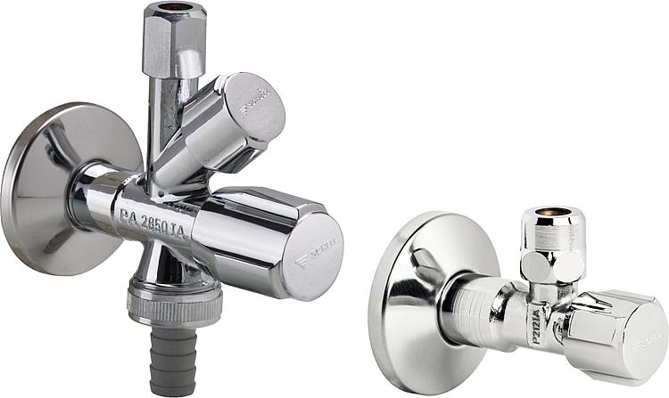 Schell-Set bestehend aus 1x Kombi-Eckventil COMFORT und 1x Eckregulierventil 1/2 Schell-Set bestehend aus 1x Kombi-Eckventil COMFORT und 1x Eckregulierventil 1/2
