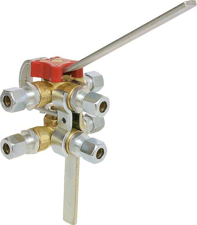 Doppel-Umschaltventile DUV 10 mm x 10 mm x 10 mm Doppel-Umschaltventile DUV 10 mm x 10 mm x 10 mm