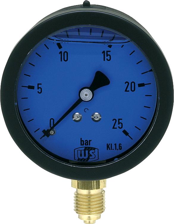 Öldruckmanometer mit Glyzerin- dämpfung0-25 bar 63 mm 1/4" unten Öldruckmanometer mit Glyzerin- dämpfung0-25 bar 63 mm 1/4" unten