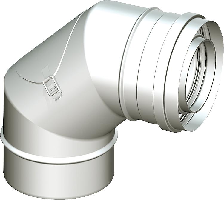 WS-Kunststoffabgassystem Revisionsbogen87 , DN 80/125