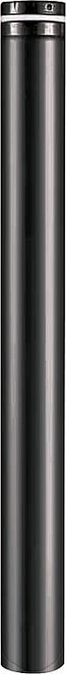 Pellet-Abgasrohr Ø 80 mm, Schwarz emailliert L 1000 mm Pellet-Abgasrohr Ø 80 mm, Schwarz emailliert L 1000 mm