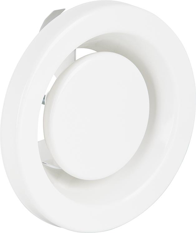 Abluftelement AEE 100 Weiß RAL 9010, Anschluss-  100 mm, Außen-  135 mm Abluftelement AEE 100 Weiß RAL 9010, Anschluss-  100 mm, Außen-  135 mm