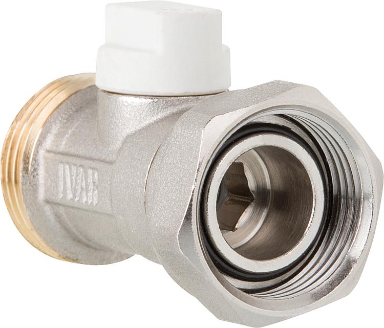 Kugelventil EUROKONUS 3/4" mit Schraubendreherbedienung und Überwurfmutter Kugelventil EUROKONUS 3/4" mit Schraubendreherbedienung und Überwurfmutter